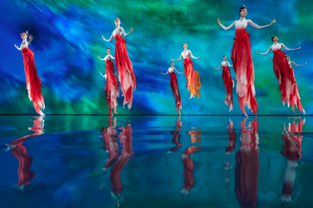 _锦鲤跃龙门插画_锦鲤跃龙门视频