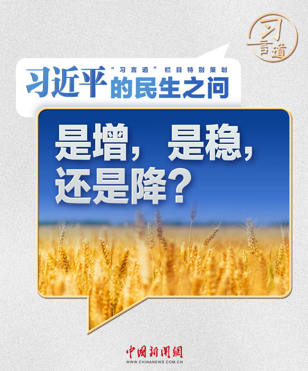 习近平的民生之问｜“是增，是稳，还是降？”