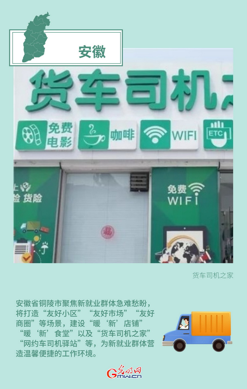 稳就业在行动丨【创意海报】各地积极回应新就业群体新期盼