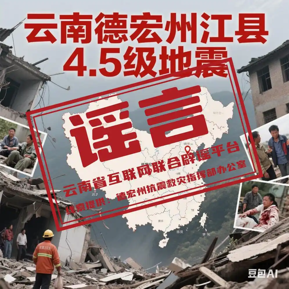 听说云南地震了_云南地震造谣_